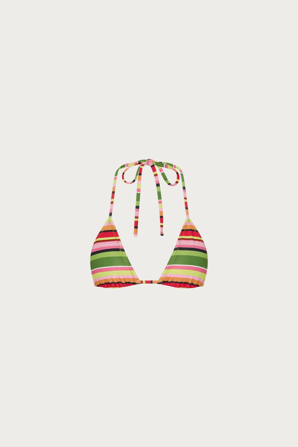 Triangle Top | Emerald Stripe