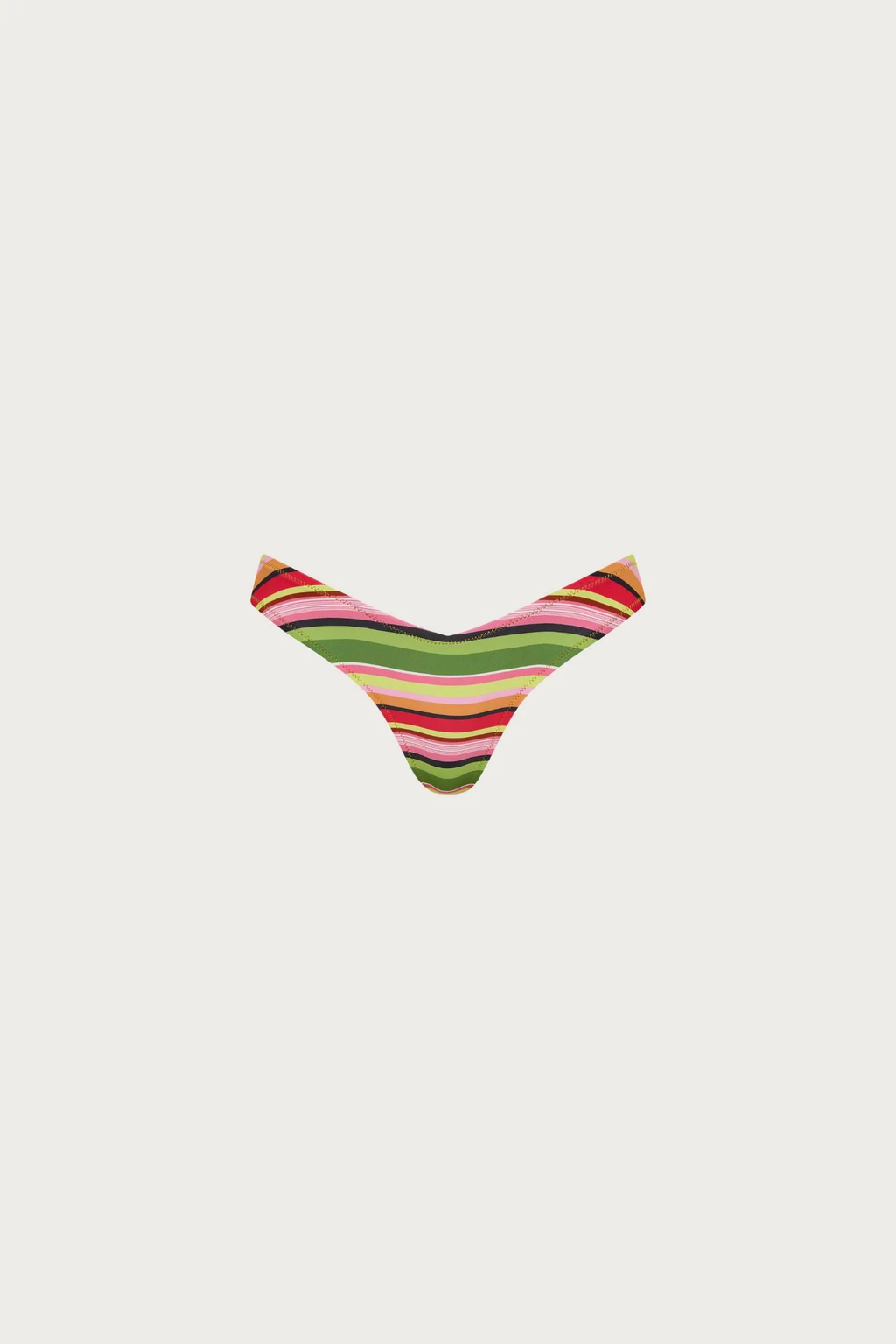 Triangle Top | Emerald Stripe