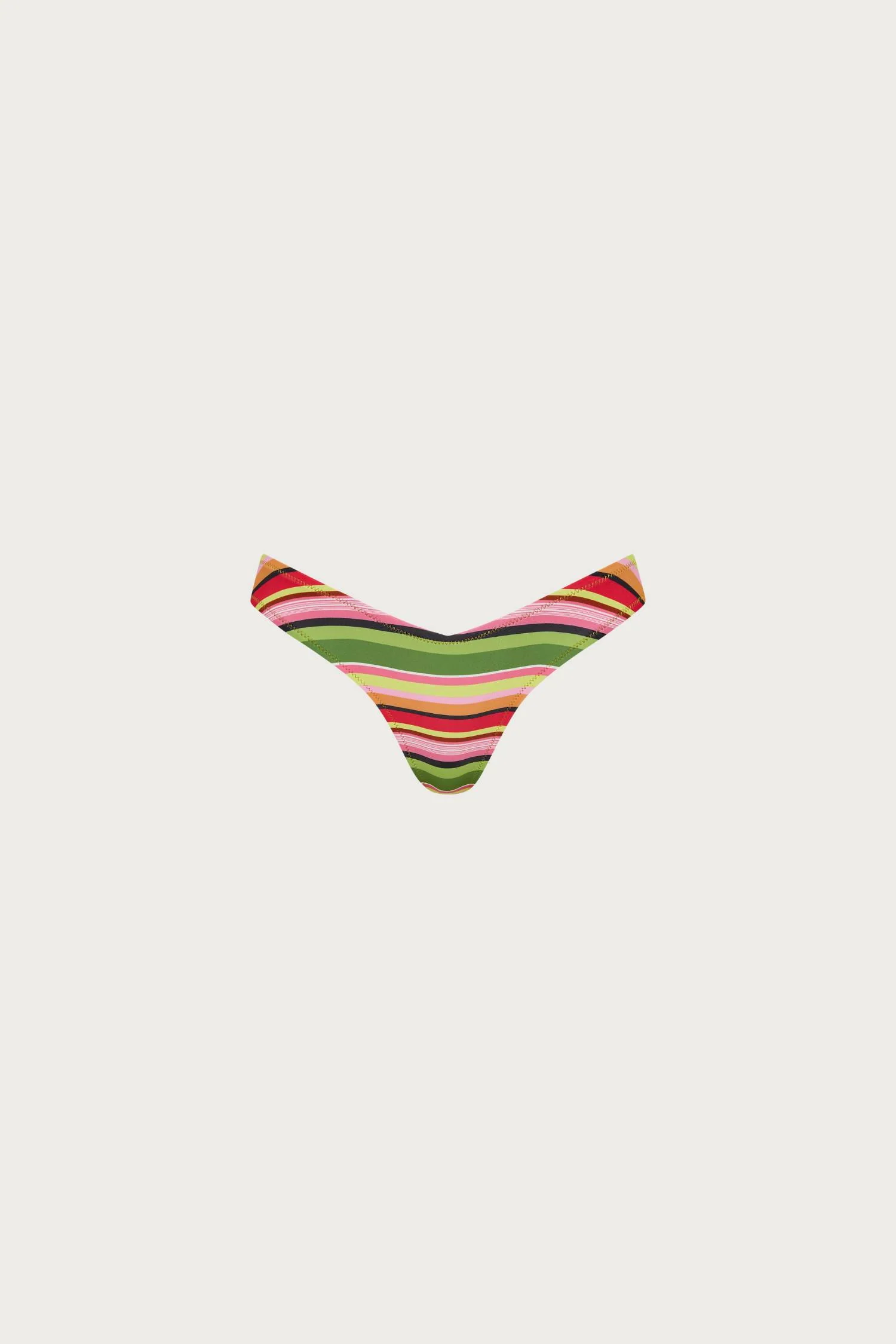 Triangle Top | Emerald Stripe